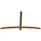 Ekena Millwork Bellingham Timber Gable Bracket, Western Red Cedar, 72"W x 42"H x 1 1/2"D x 3 1/2"F, 14/12 Pitch GBW072X42X0204BEL00SWR - alternate 4